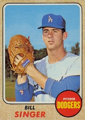1968 Topps Bill Singer #249 Baseball Card