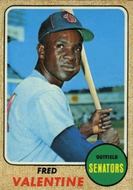 1968 Topps Fred Valentine #248 Baseball Card