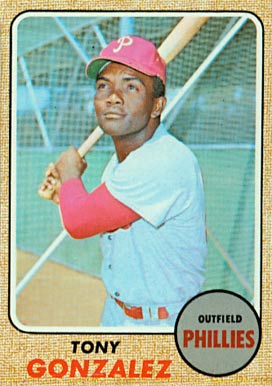1968 Topps Tony Gonzalez #245 Baseball Card
