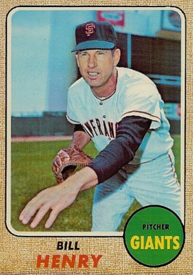 1968 Topps Bill Henry #239 Baseball Card