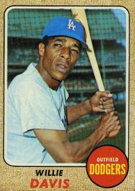 1968 Topps Willie Davis #208 Baseball Card