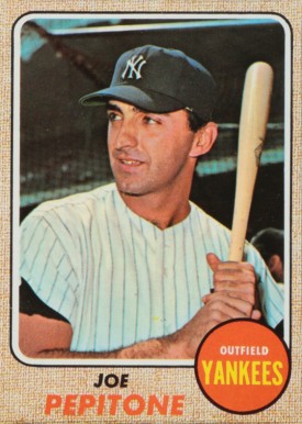 1968 Topps Joe Pepitone #195 Baseball Card