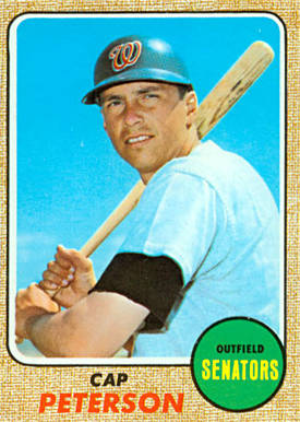 1968 Topps Cap Peterson #188 Baseball Card