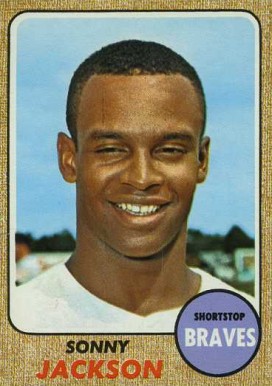 1968 Topps Sonny Jackson #187 Baseball Card