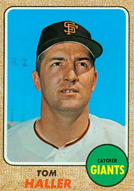 1968 Topps Tom Haller #185 Baseball Card