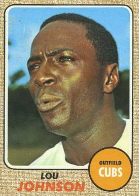 1968 Topps Lou Johnson #184 Baseball Card