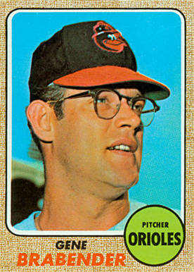 1968 Topps Gene Brabender #163 Baseball Card