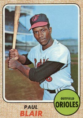 1968 Topps Paul Blair #135 Baseball Card