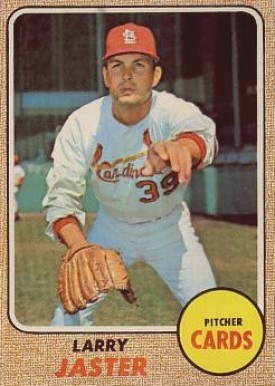 1968 Topps Larry Jaster #117 Baseball Card