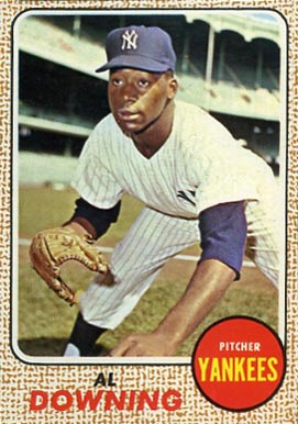 1968 Topps Al Downing #105 Baseball Card