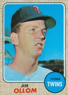 1968 Topps Jim Ollom #91 Baseball Card