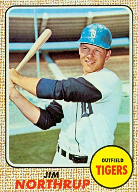 1968 Topps Jim Northrup #78 Baseball Card
