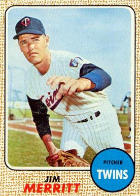 1968 Topps Jim Merritt #64 Baseball Card