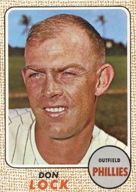 1968 Topps Don Lock #59 Baseball Card