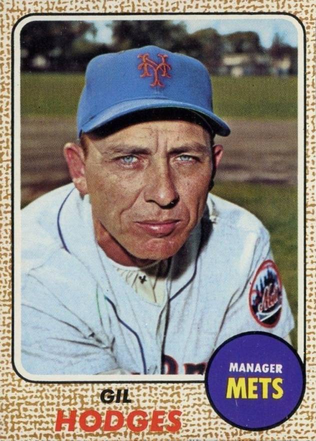 1968 Topps Gil Hodges #27 Baseball Card