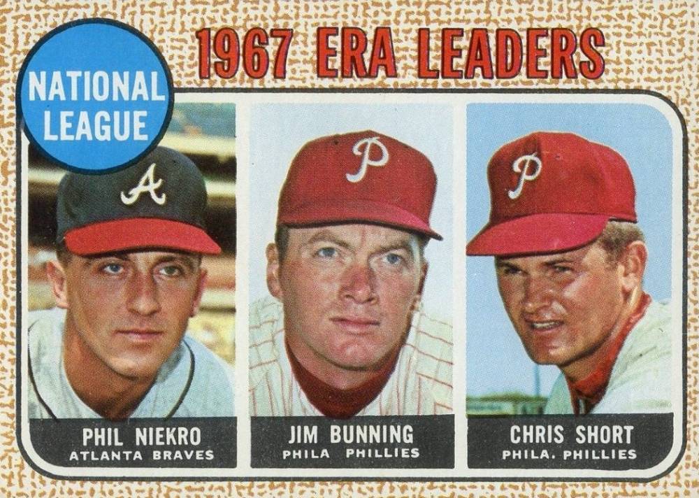 1968 Topps N.L. ERA Leaders #7 Baseball Card