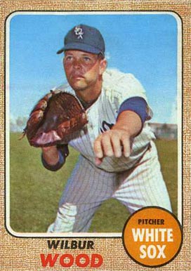 1968 Topps Wilbur Wood #585 Baseball Card