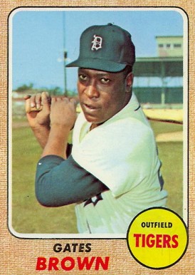 1968 Topps Gates Brown #583 Baseball Card