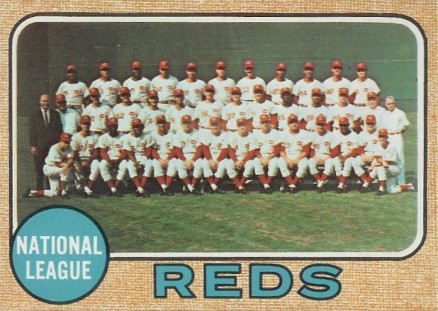 1968 Topps Cincinnati Reds #574 Baseball Card