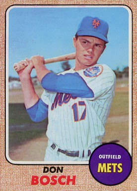 1968 Topps Don Bosch #572 Baseball Card
