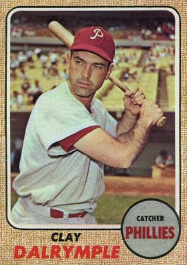 1968 Topps Clay Dalrymple #567 Baseball Card