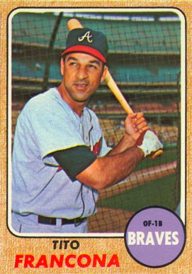 1968 Topps Tito Francona #527 Baseball Card