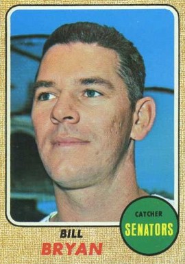 1968 Topps Bill Bryan #498 Baseball Card