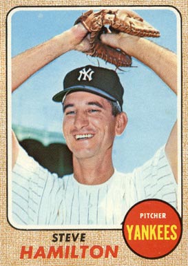 1968 Topps Steve Hamilton #496 Baseball Card