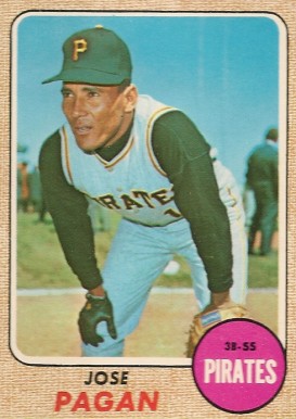1968 Topps Jose Pagan #482 Baseball Card