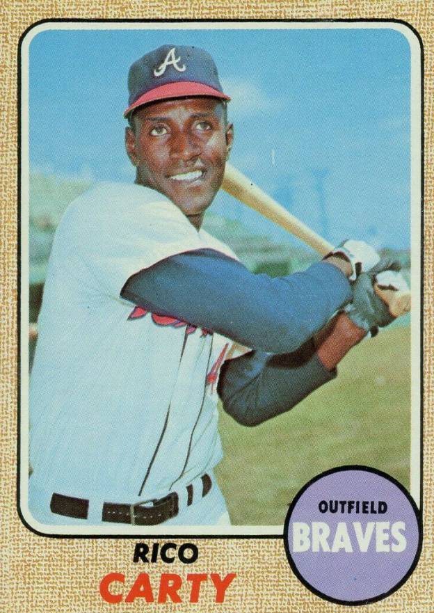 1968 Topps Rico Carty #455 Baseball Card