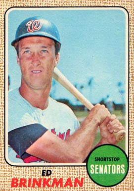 1968 Topps Ed Brinkman #49w Baseball Card