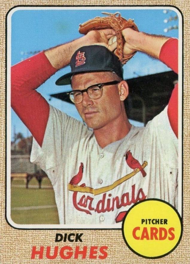 1968 Topps Dick Hughes #253 Baseball Card