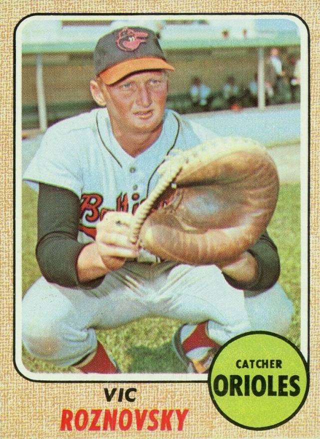 1968 Topps Vic Roznovsky #428 Baseball Card