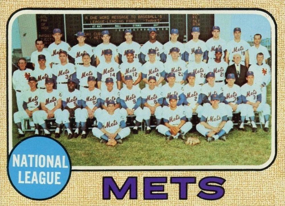1968 Topps New York Mets #401 Baseball Card