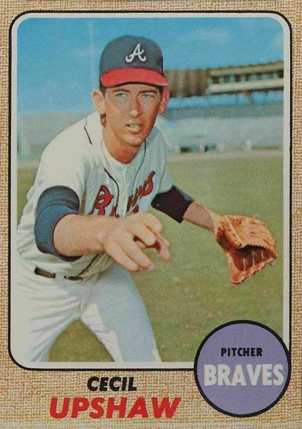 1968 Topps Cecil Upshaw #286 Baseball Card