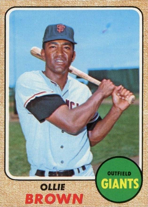 1968 Topps Ollie Brown #223 Baseball Card