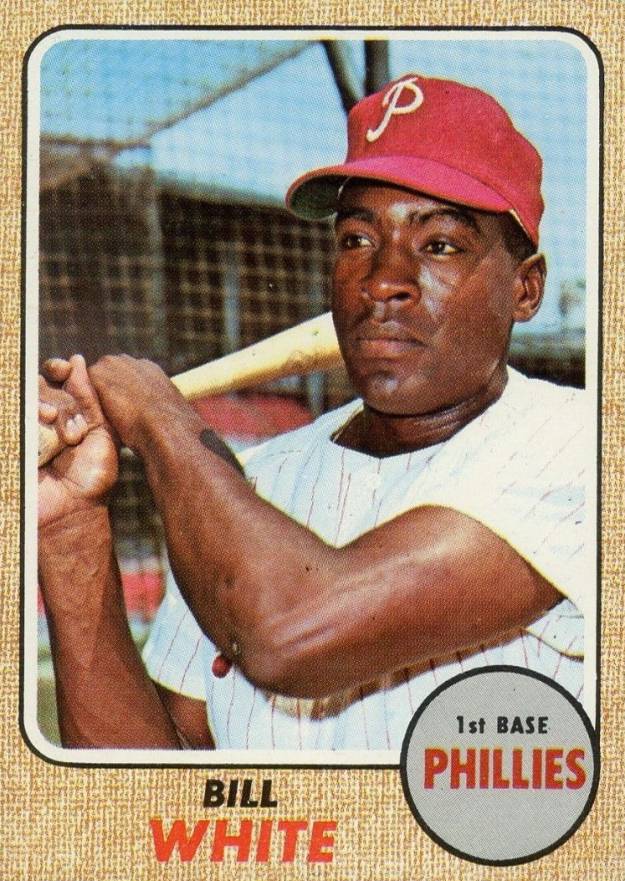 1968 Topps Bill White #190 Baseball Card