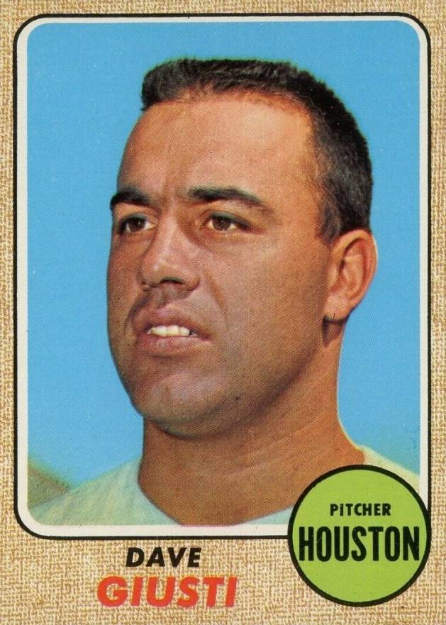 1968 Topps Dave Giusti #182 Baseball Card