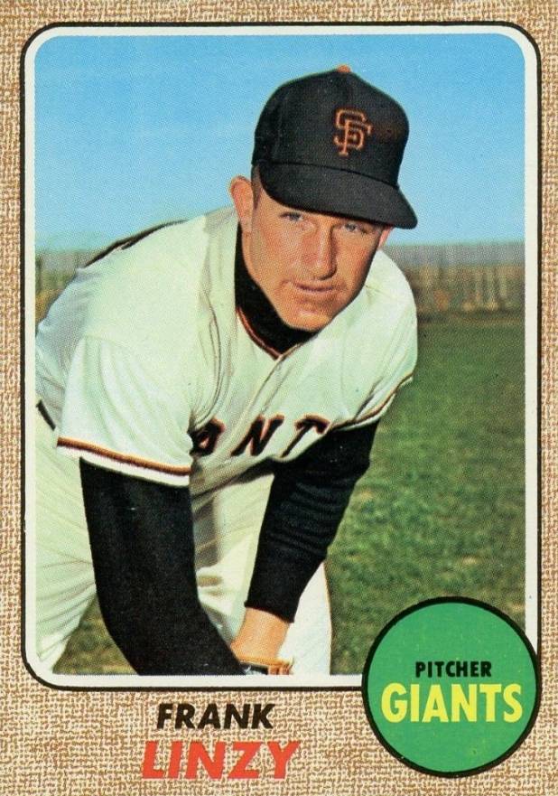 1968 Topps Frank Linzy #147 Baseball Card