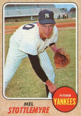 1968 Topps Mel Stottlemyre #120 Baseball Card