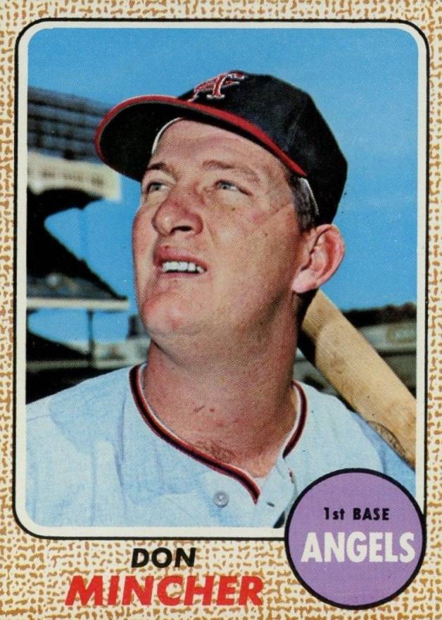1968 Topps Don Mincher #75 Baseball Card