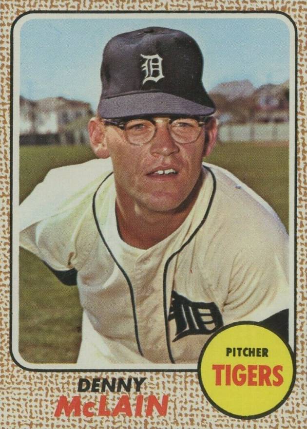 1968 Topps Denny McLain #40 Baseball Card