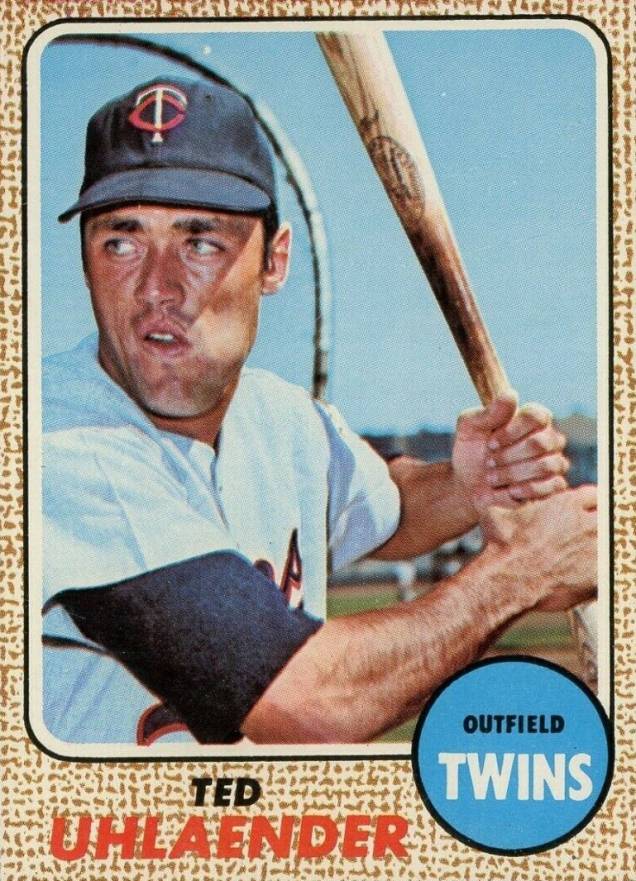 1968 Topps Ted Uhlaender #28 Baseball Card