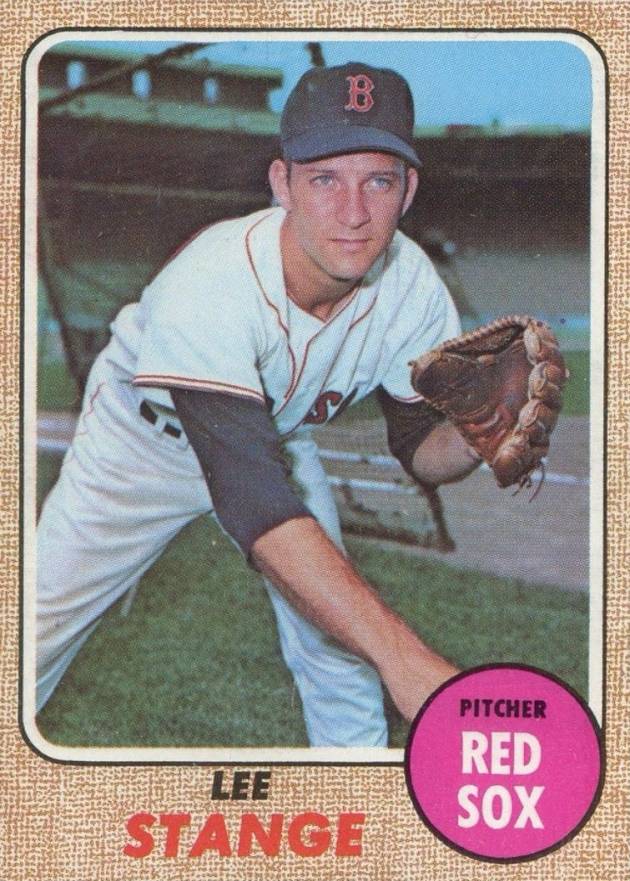 1968 Topps Lee Stange #593 Baseball Card