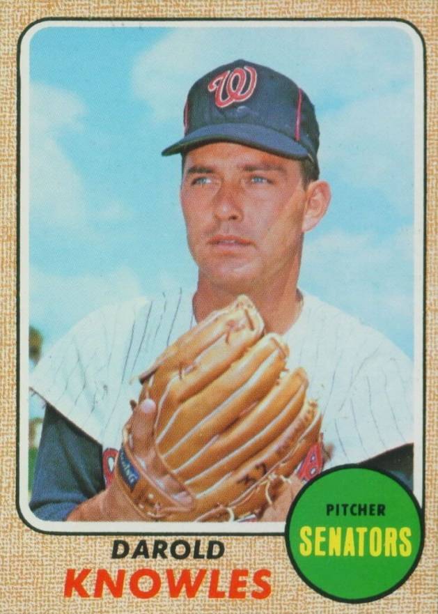 1968 Topps Darold Knowles #483 Baseball Card