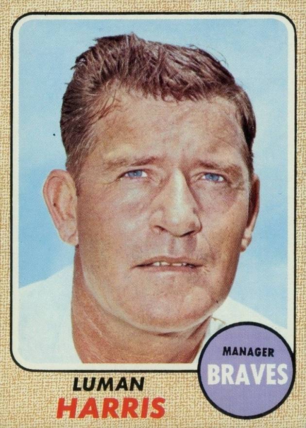 1968 Topps Luman Harris #439 Baseball Card