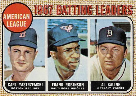 1968 Topps A.L. Batting Leaders #2 Baseball Card