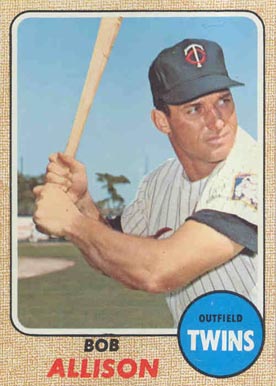 1968 Topps Bob Allison #335 Baseball Card