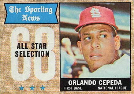 1968 Topps Orlando Cepeda #362 Baseball Card