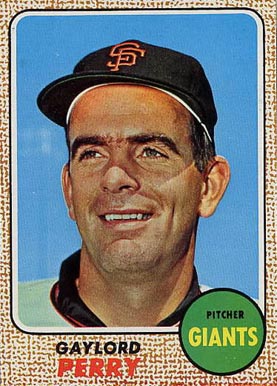 1968 Topps Gaylord Perry #85 Baseball Card